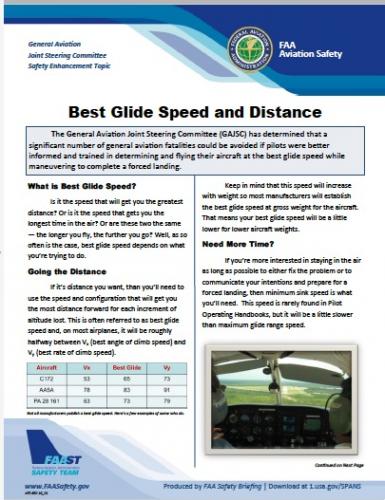 More information about "Best Glide Speed and Distance"