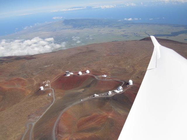 View of Mauna Kea in the summer of 2012