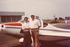 Photo with Dad by his Grob 109B