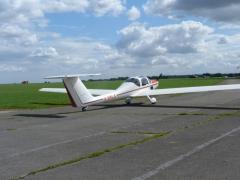 Taxying out at Rufforth, York, UK