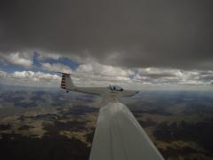 500' below cloudbase at Parowan