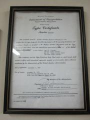 The US Type Certificate for the Ximango