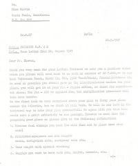 Letter from Sportavia