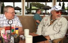 Michael and Rich at breakfast, Camarillo,CA